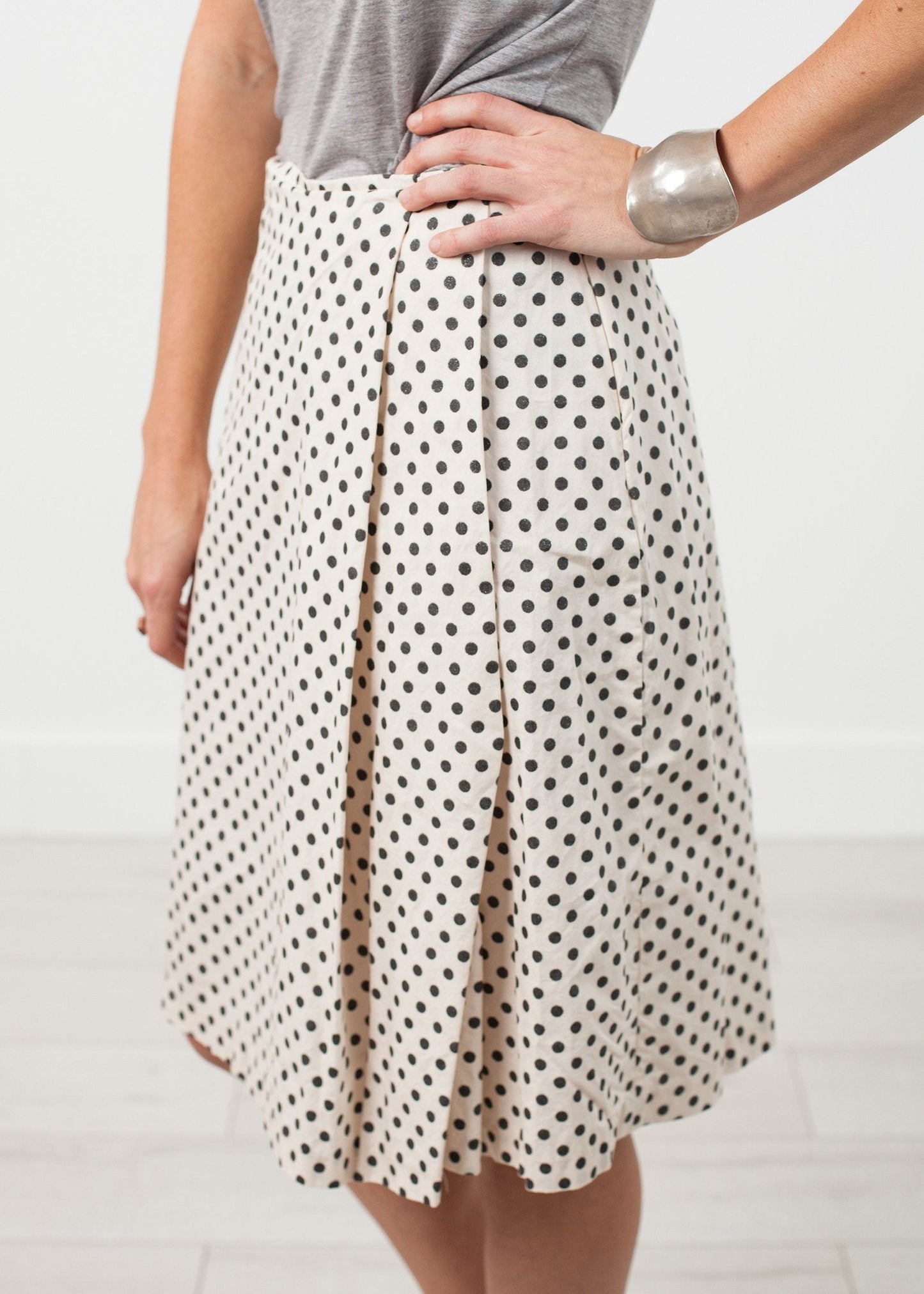 Falda Plisada Lunares Glitter
