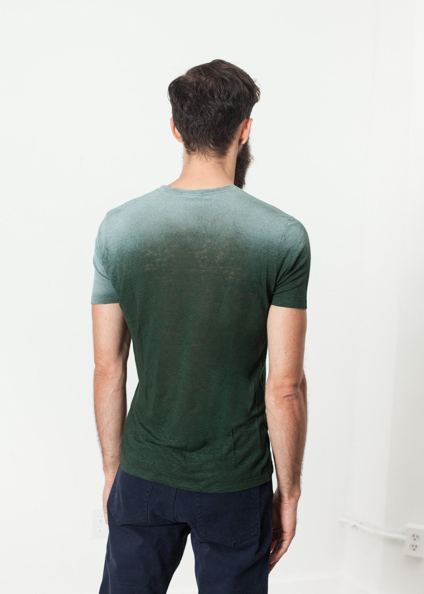 T-Shirt mit Aufdruck in Grün