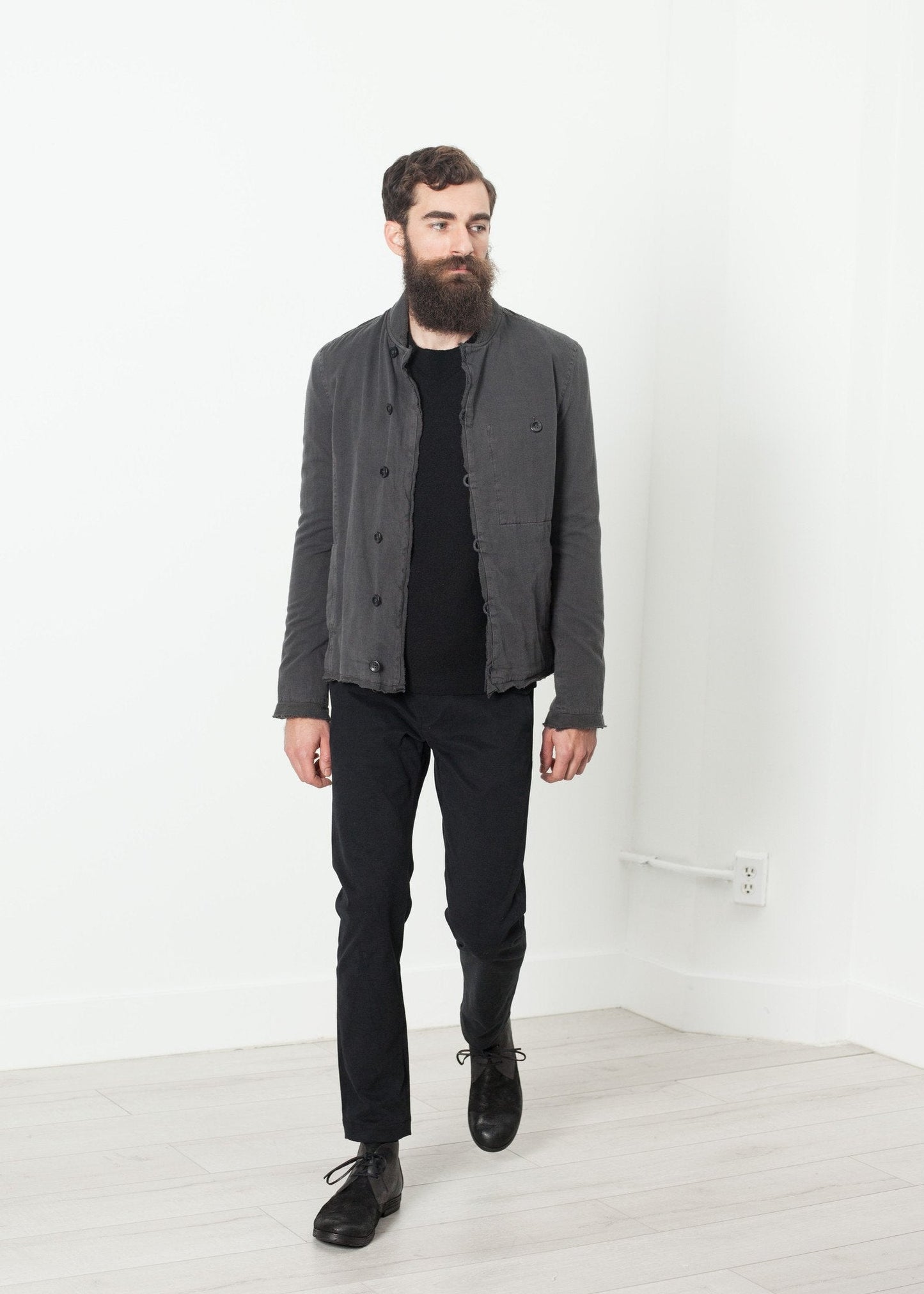 Goof-Jacke in Teer