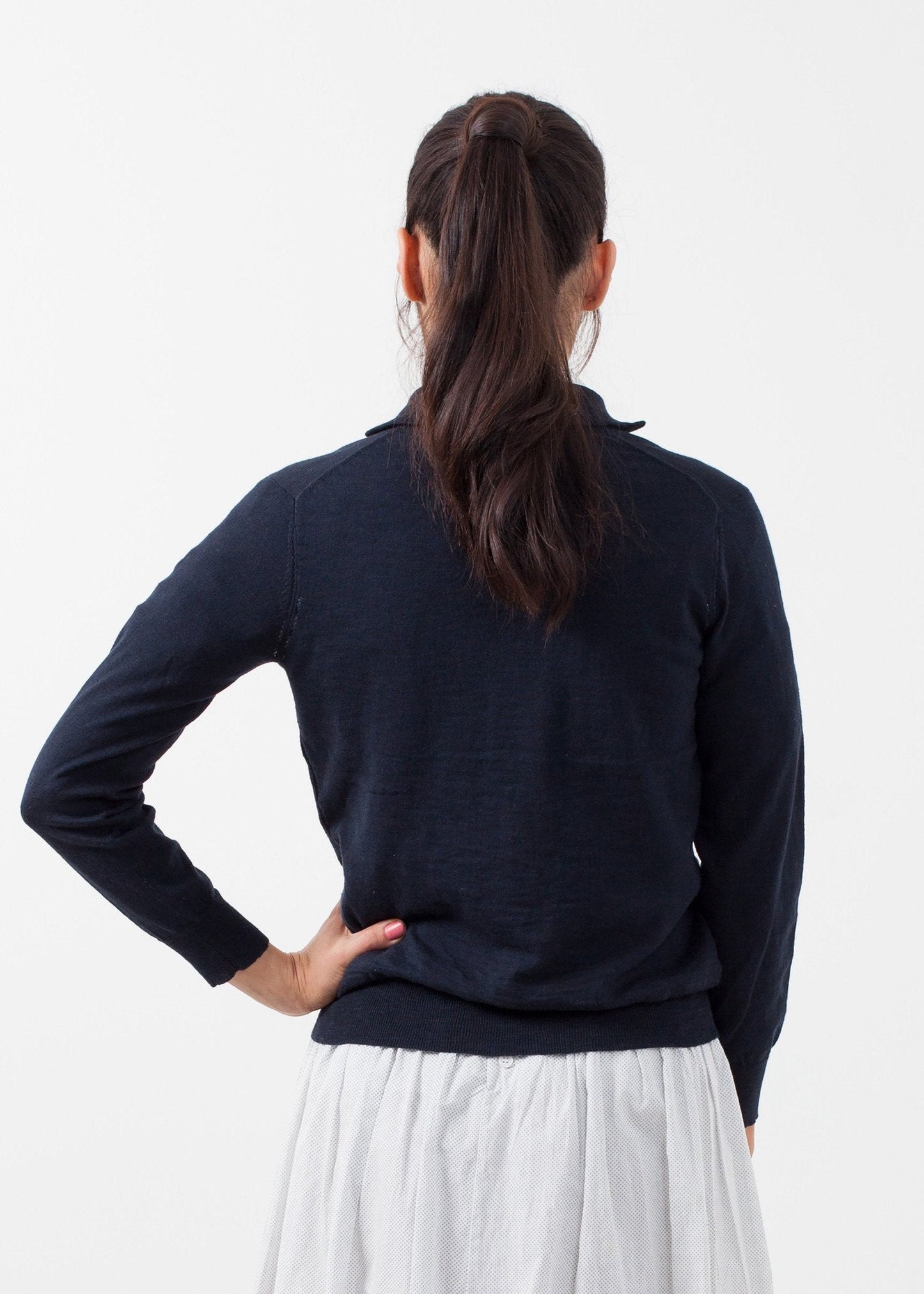 Lindgrüne Strickjacke