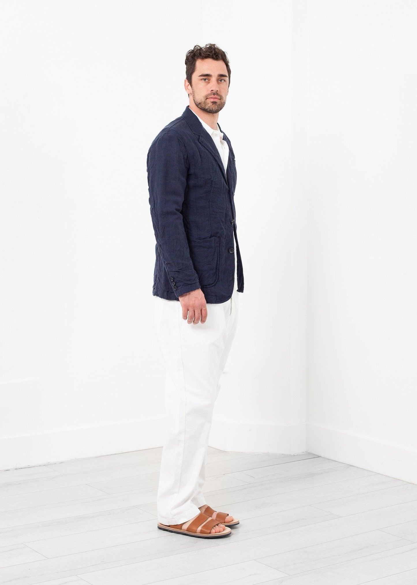 Floral gefütterte Jacke