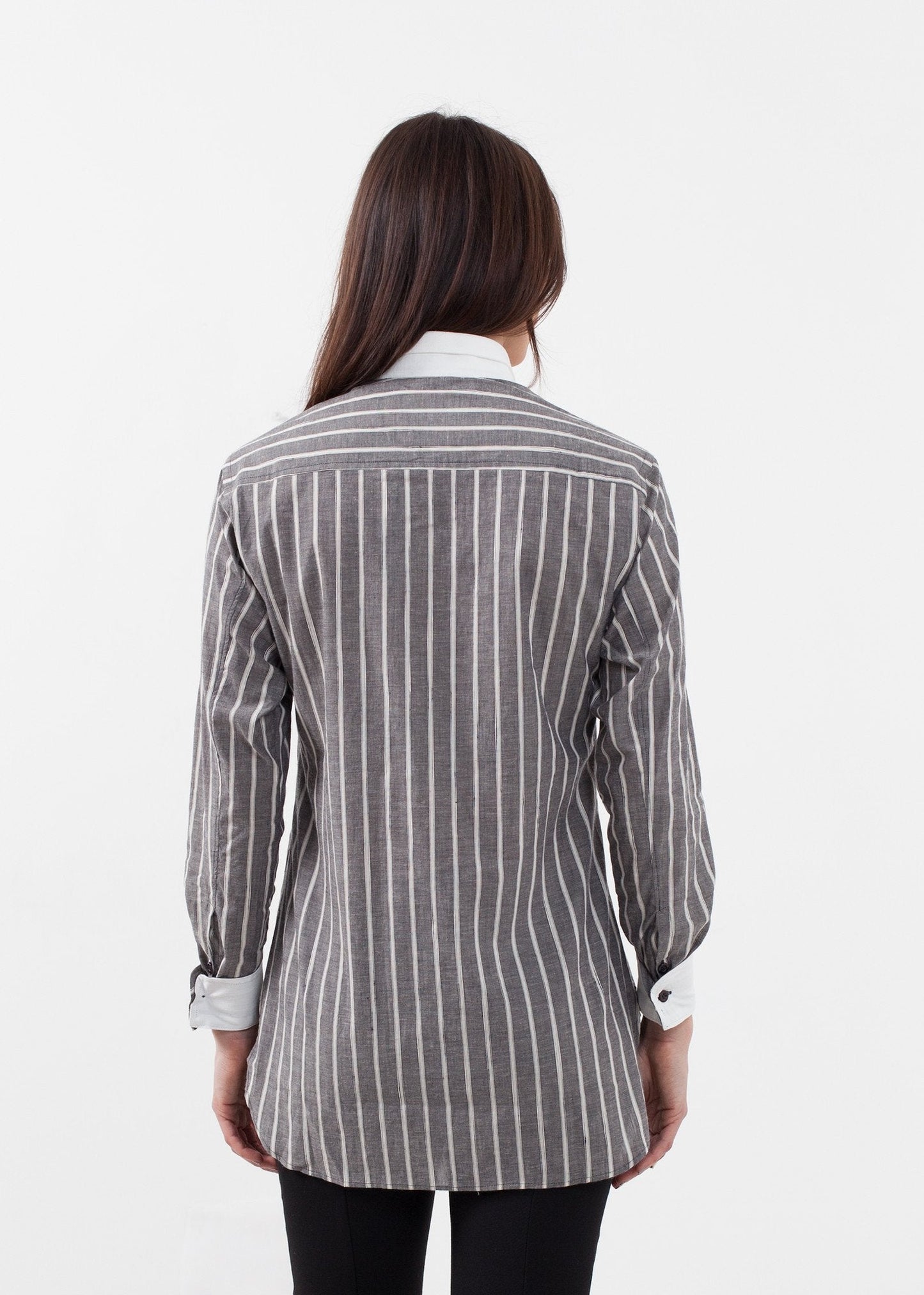 Camicia da smoking a righe