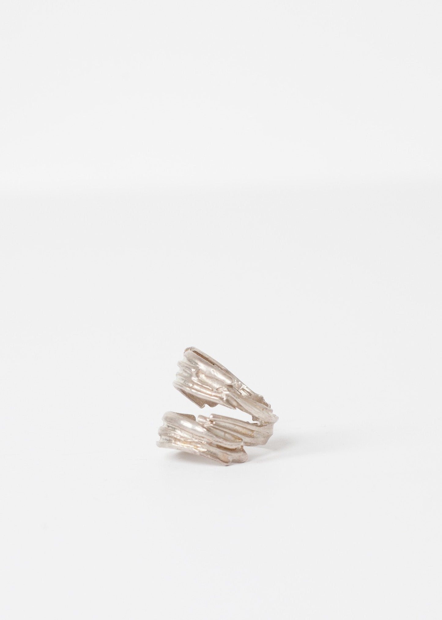 Spiralring aus Silber in Sterling