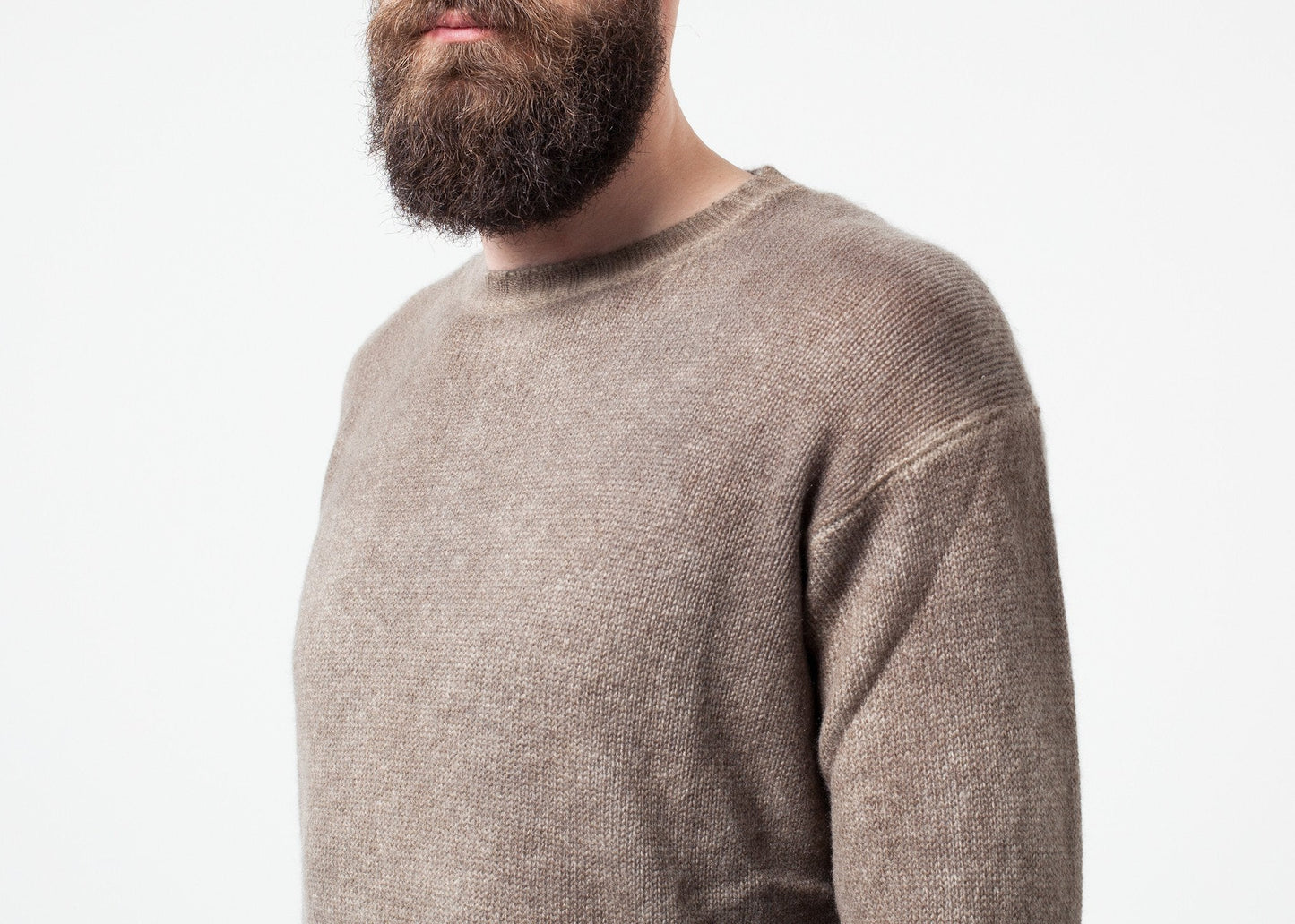 Gestrickter Kaschmirpullover