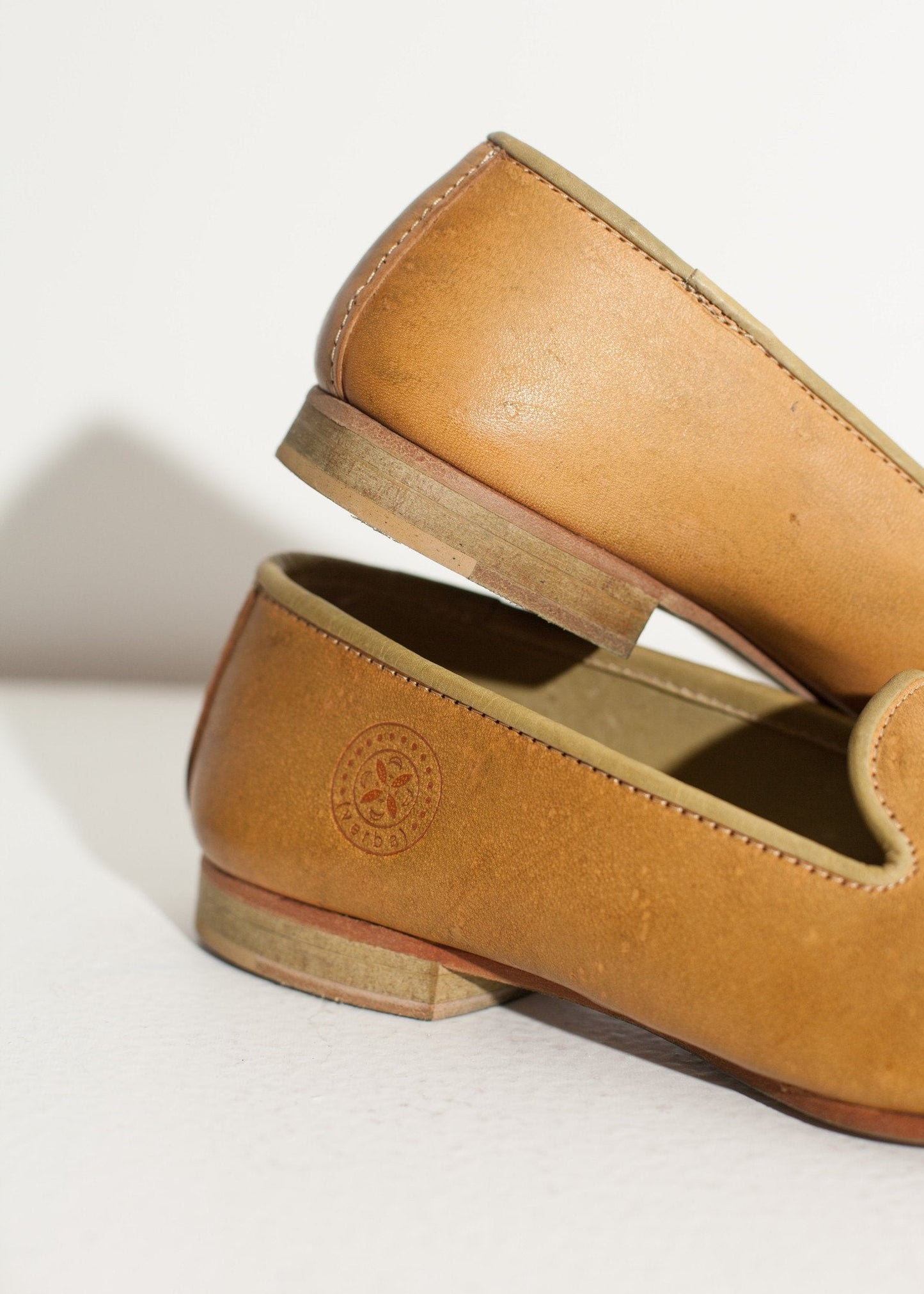 Lederloafer in Limone