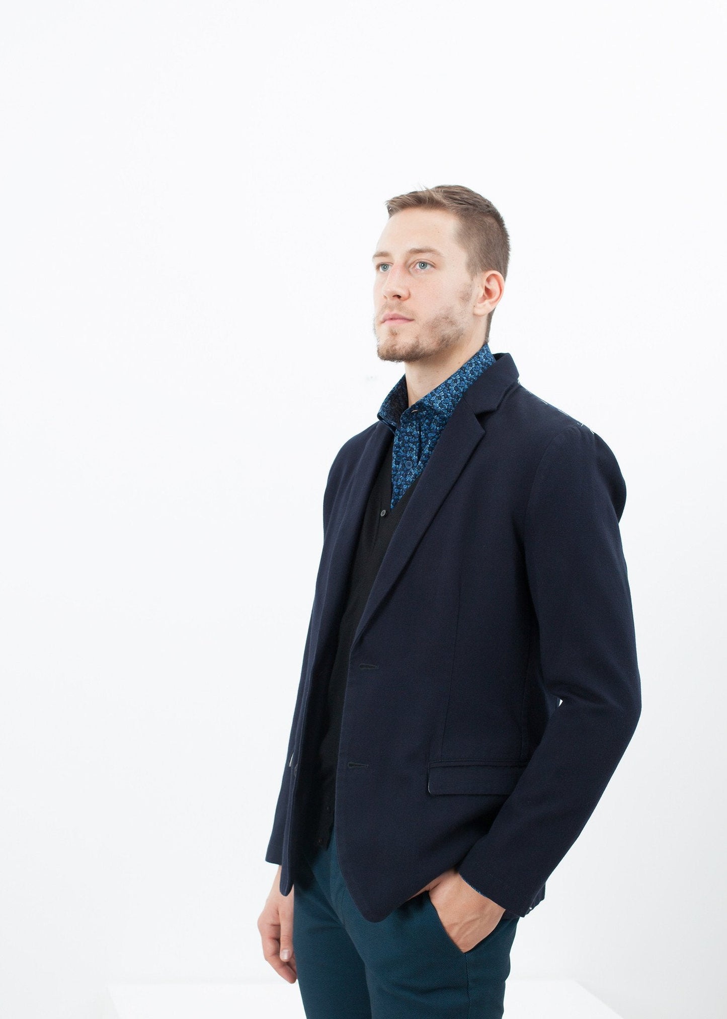 Sportjacke in Blau 