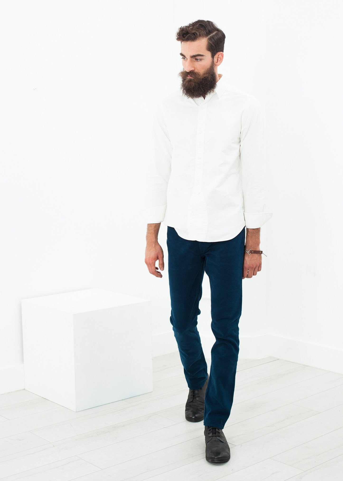 Alex Twill Pant i Mariner