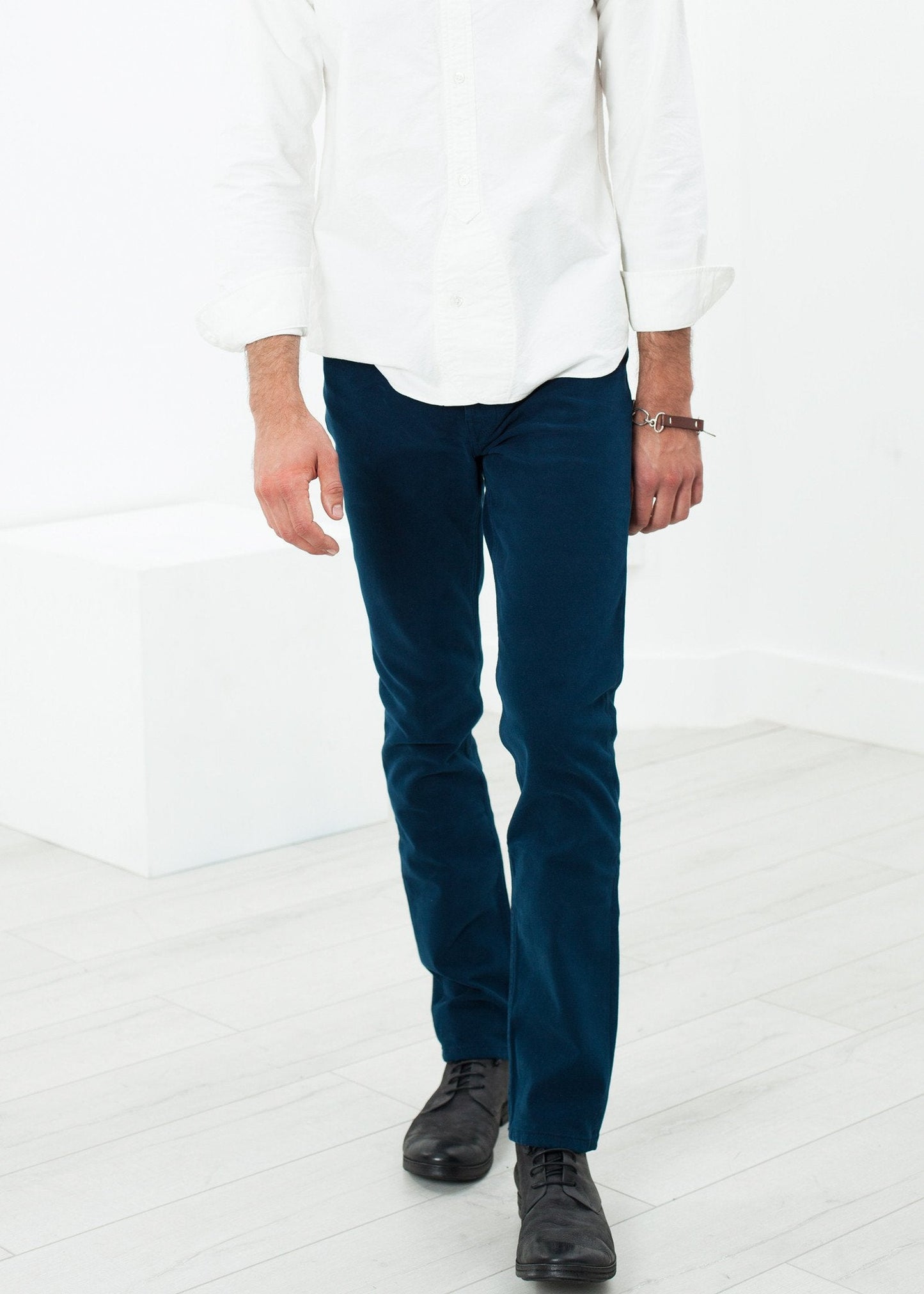 Alex Twill Pant i Mariner