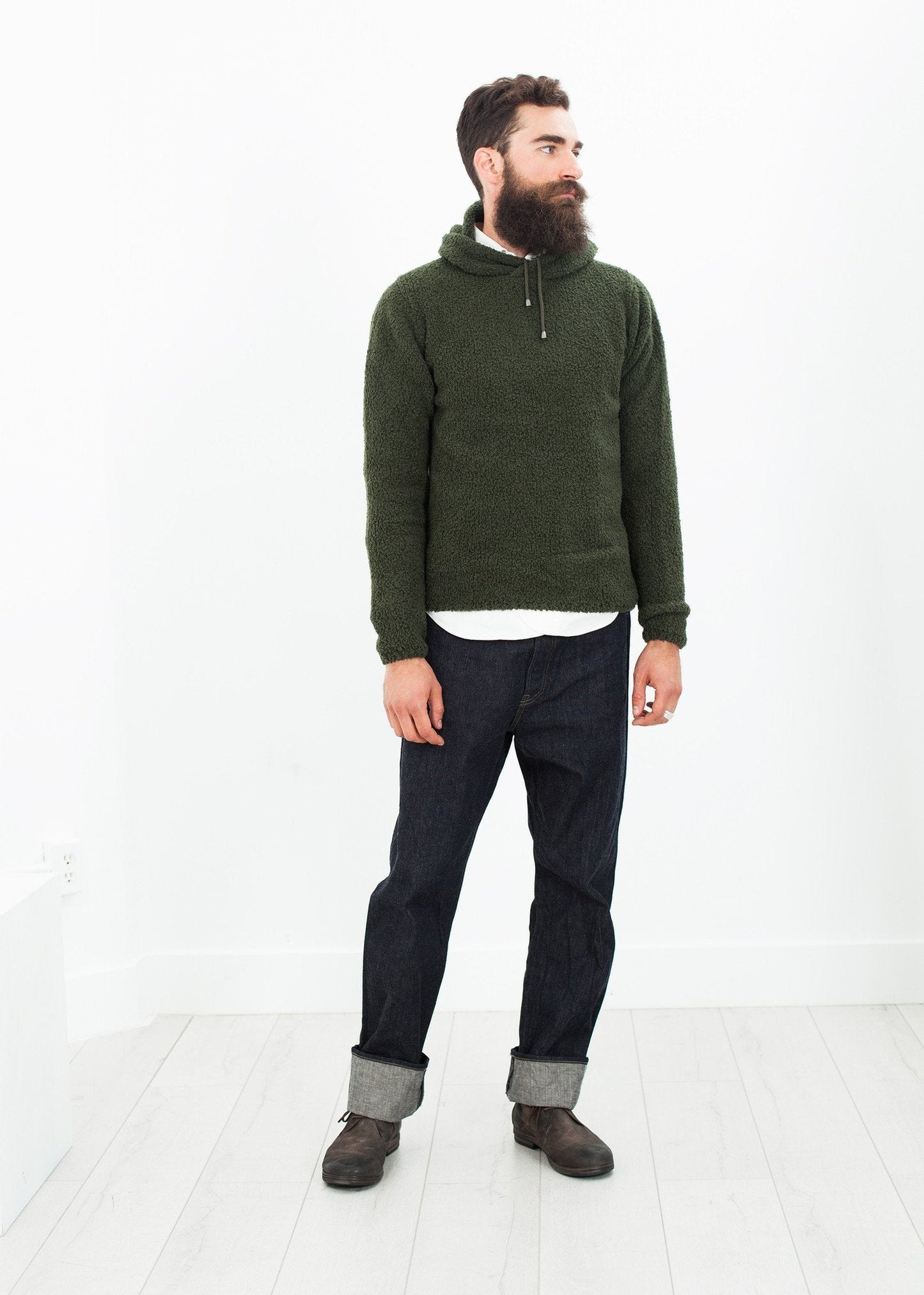 Grizzly-Pullover in Grünfink