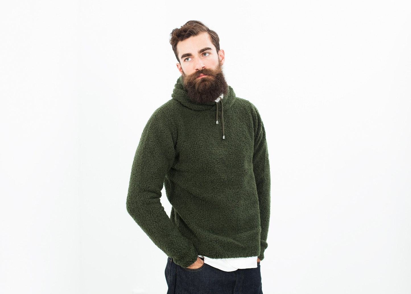 Grizzly-Pullover in Grünfink
