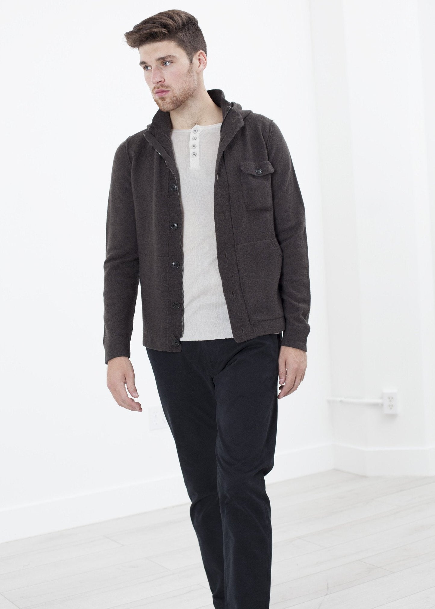 CHAQUETA Hubbard en verde oscuro