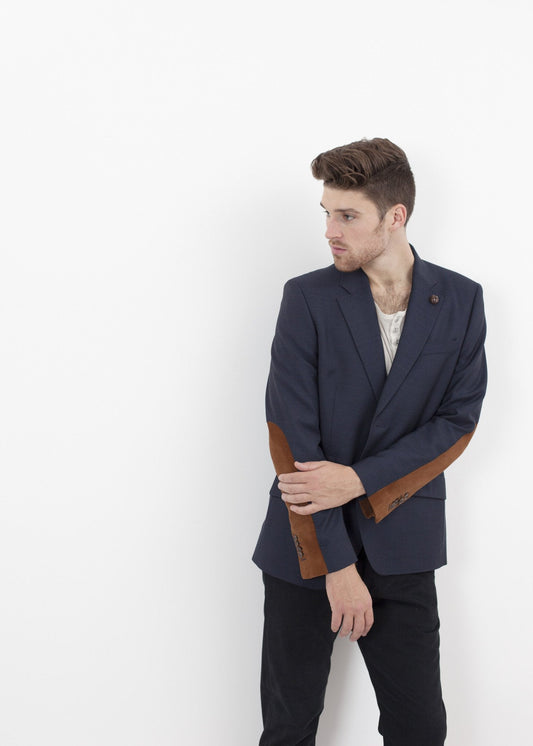 Blazer bajo Swift en azul marino 