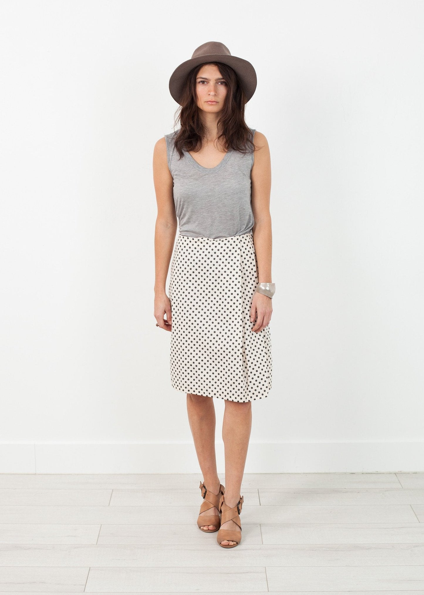 Falda Plisada Lunares Glitter