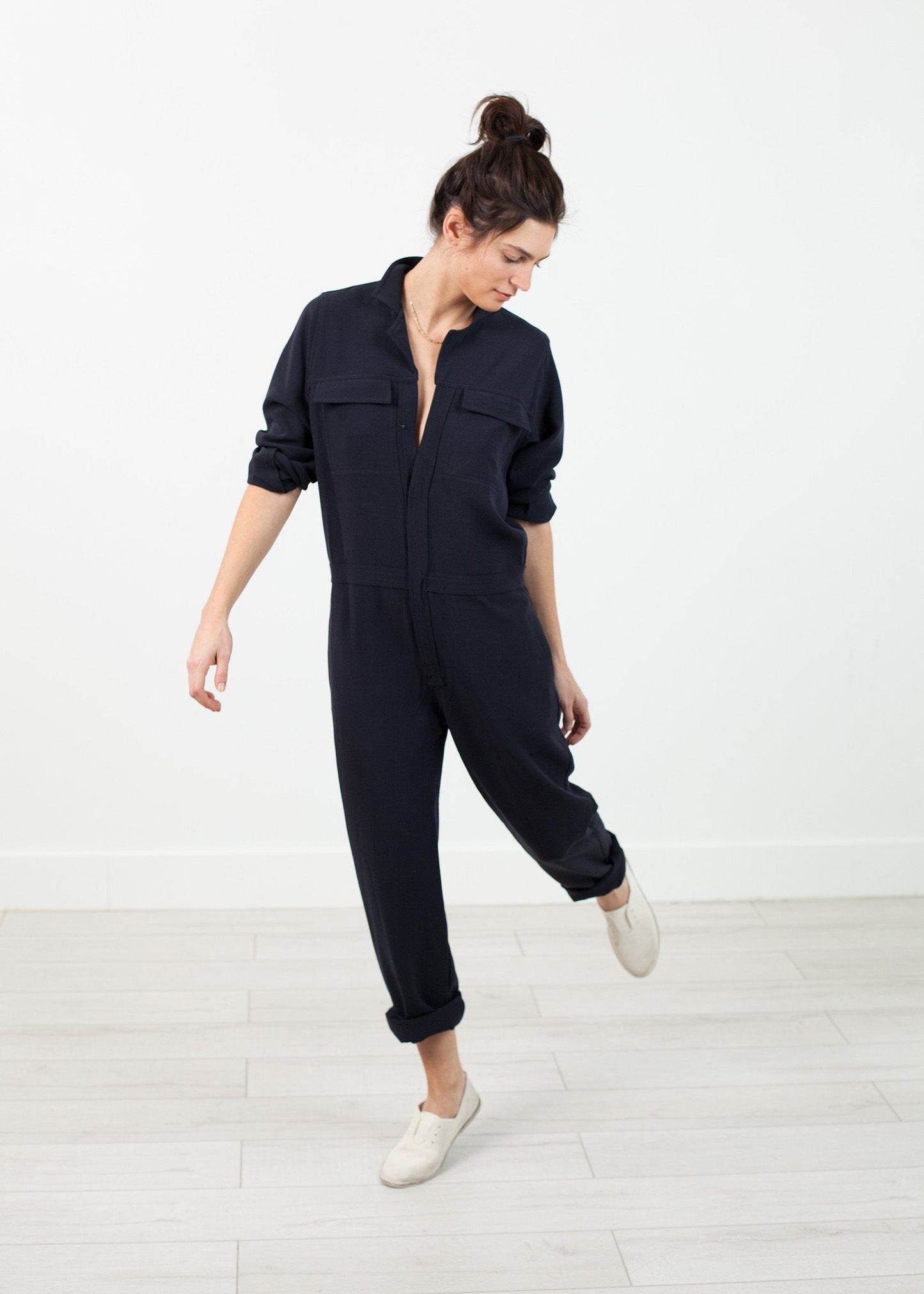 Arbeiter-Jumpsuit in Navy