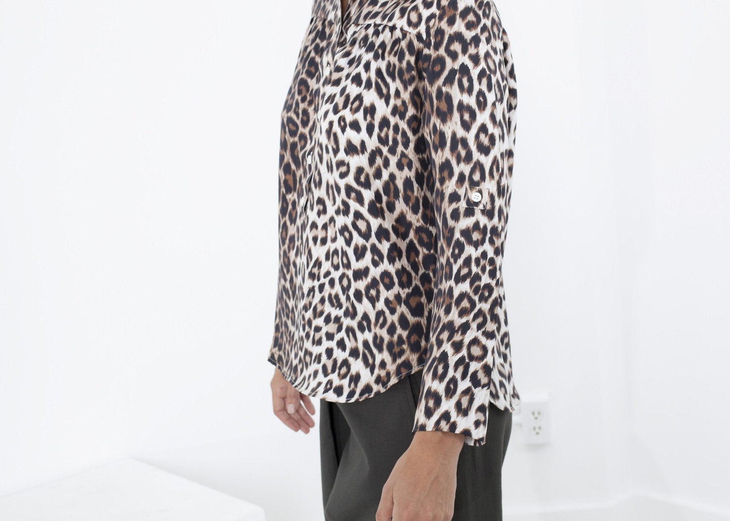 Madame L Bluse in Leopard 