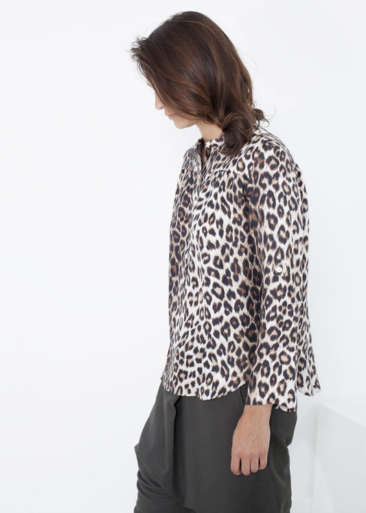 Blusa Madame L en Leopardo 