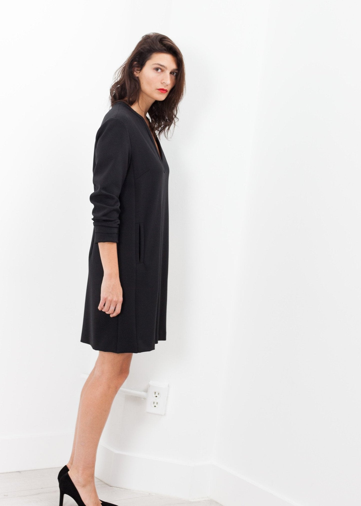 A-Line Pocket Shift en noir