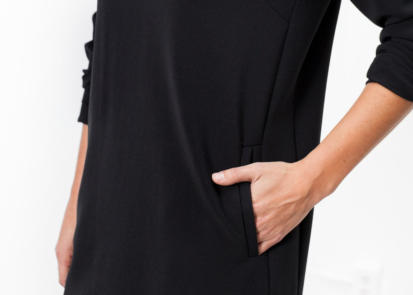 A-Line Pocket Shift en noir