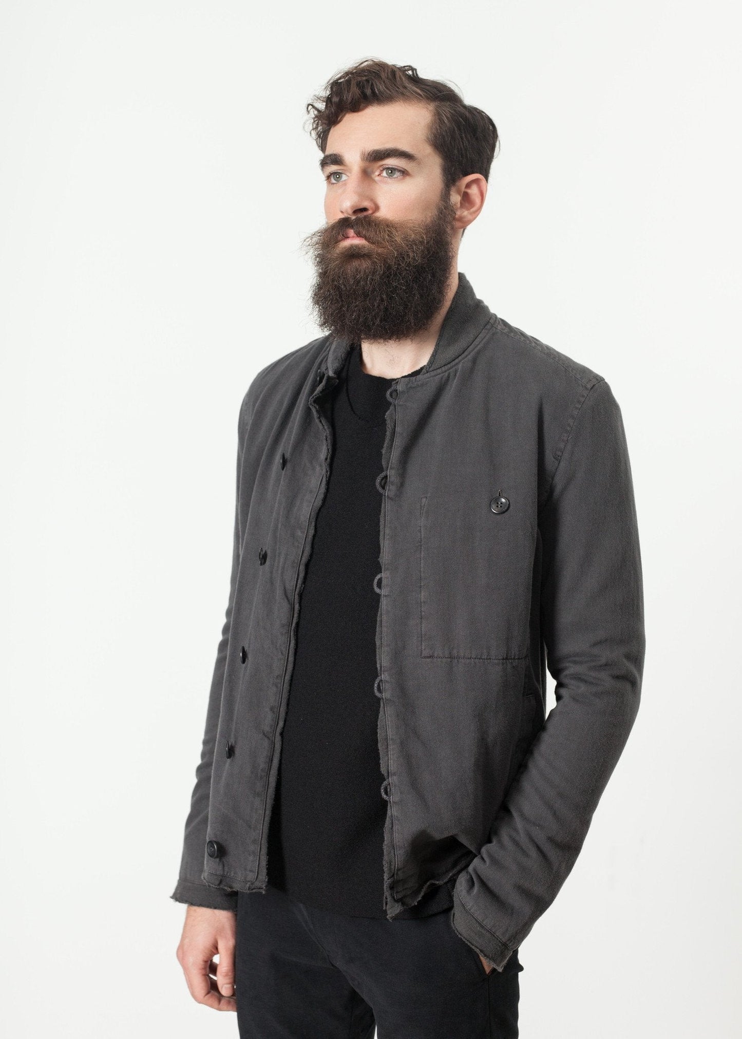 Goof-Jacke in Teer