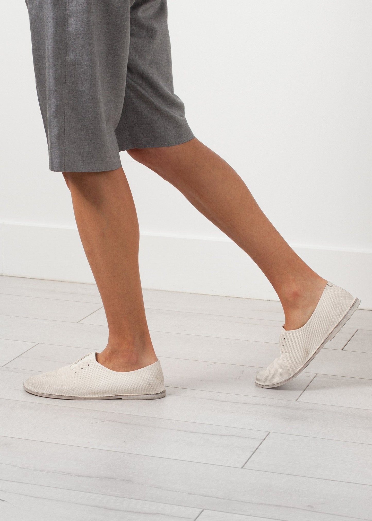 Diamante Slip-On in bianco