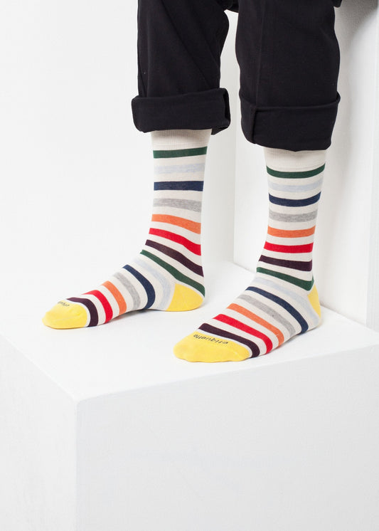 Socken mit East River-Streifen