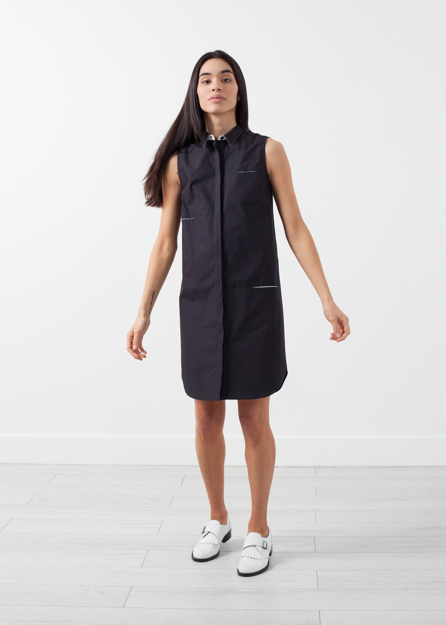 Ärmlös Hidden Pocket Dress