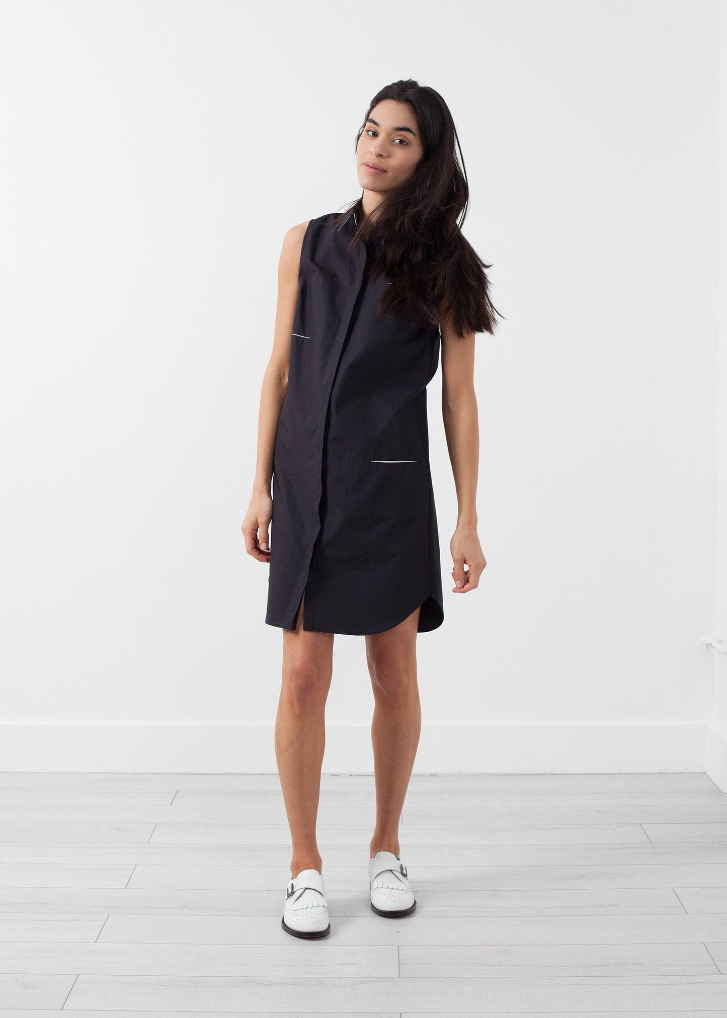 Ärmlös Hidden Pocket Dress