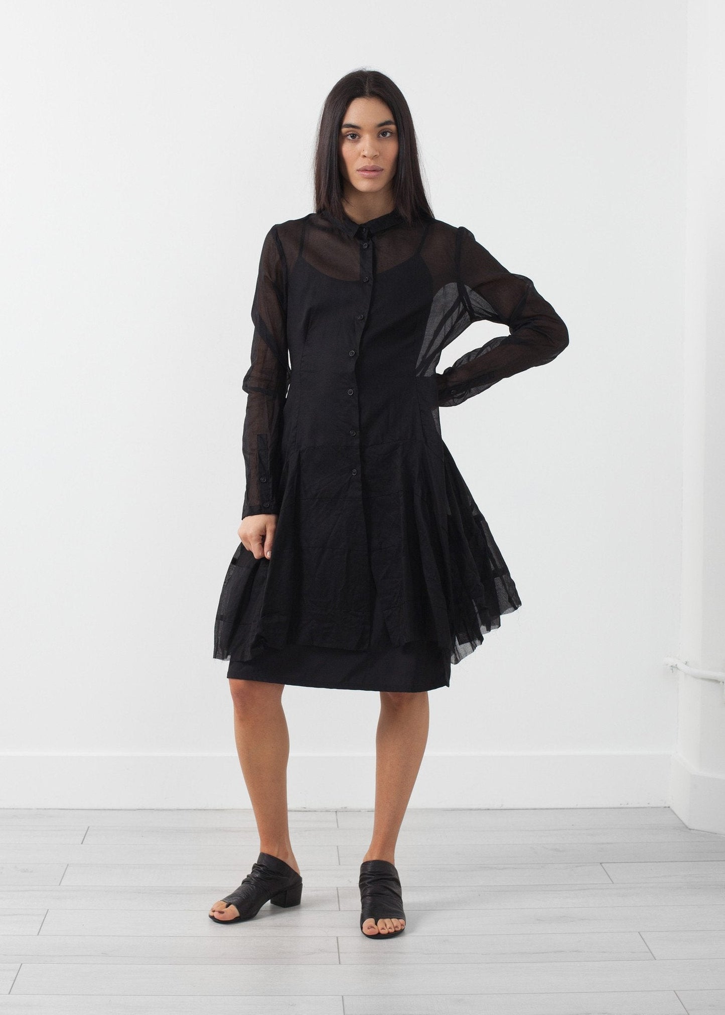 Vestido con botones