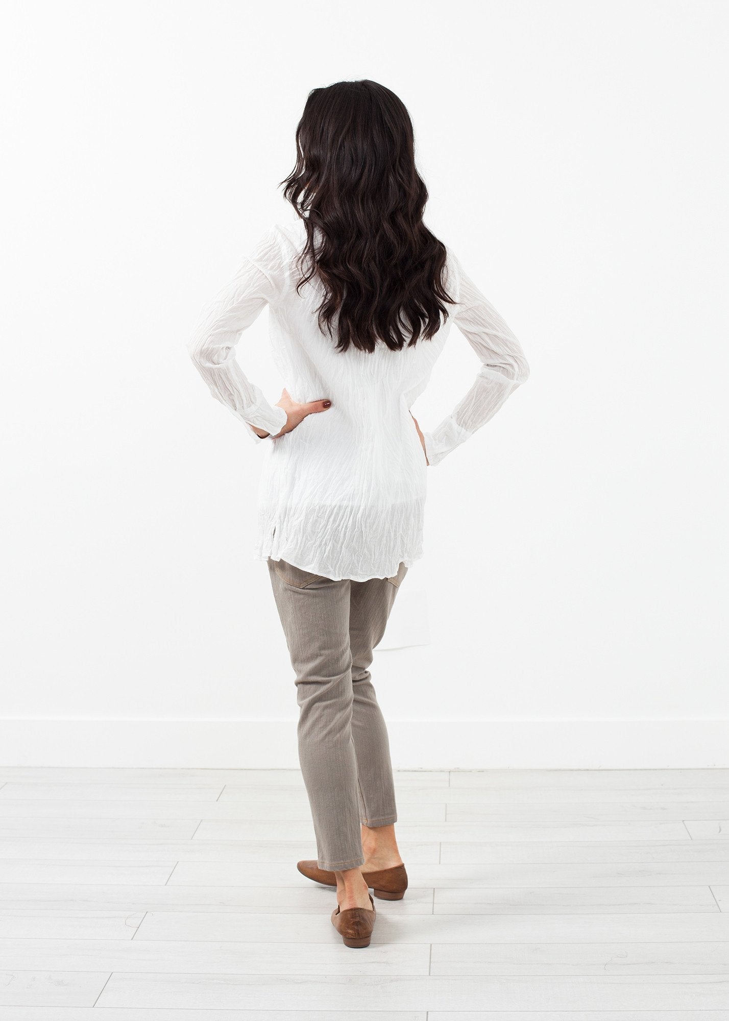 Pin-Tuck-Bluse