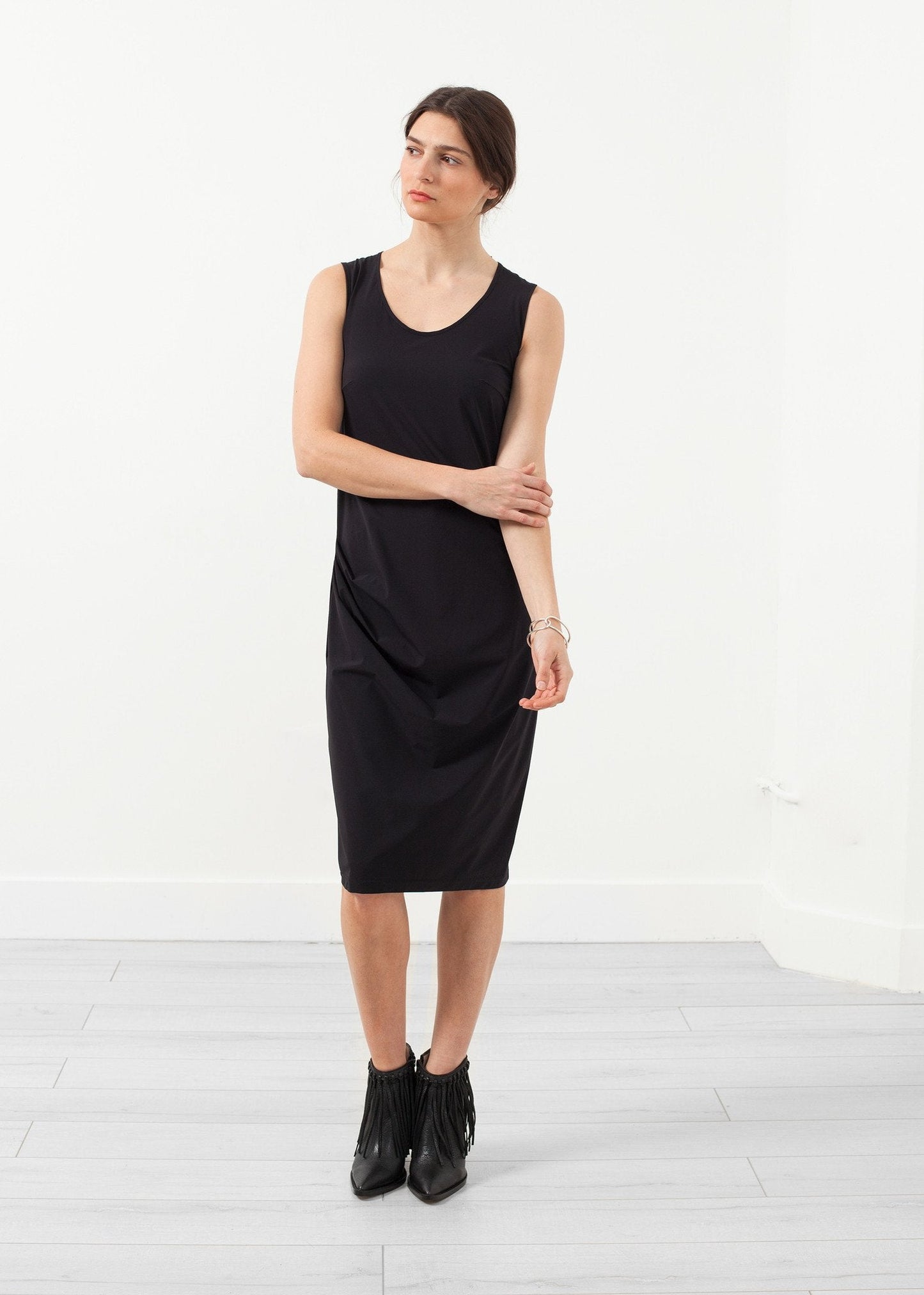 Vestido ajustado sin mangas