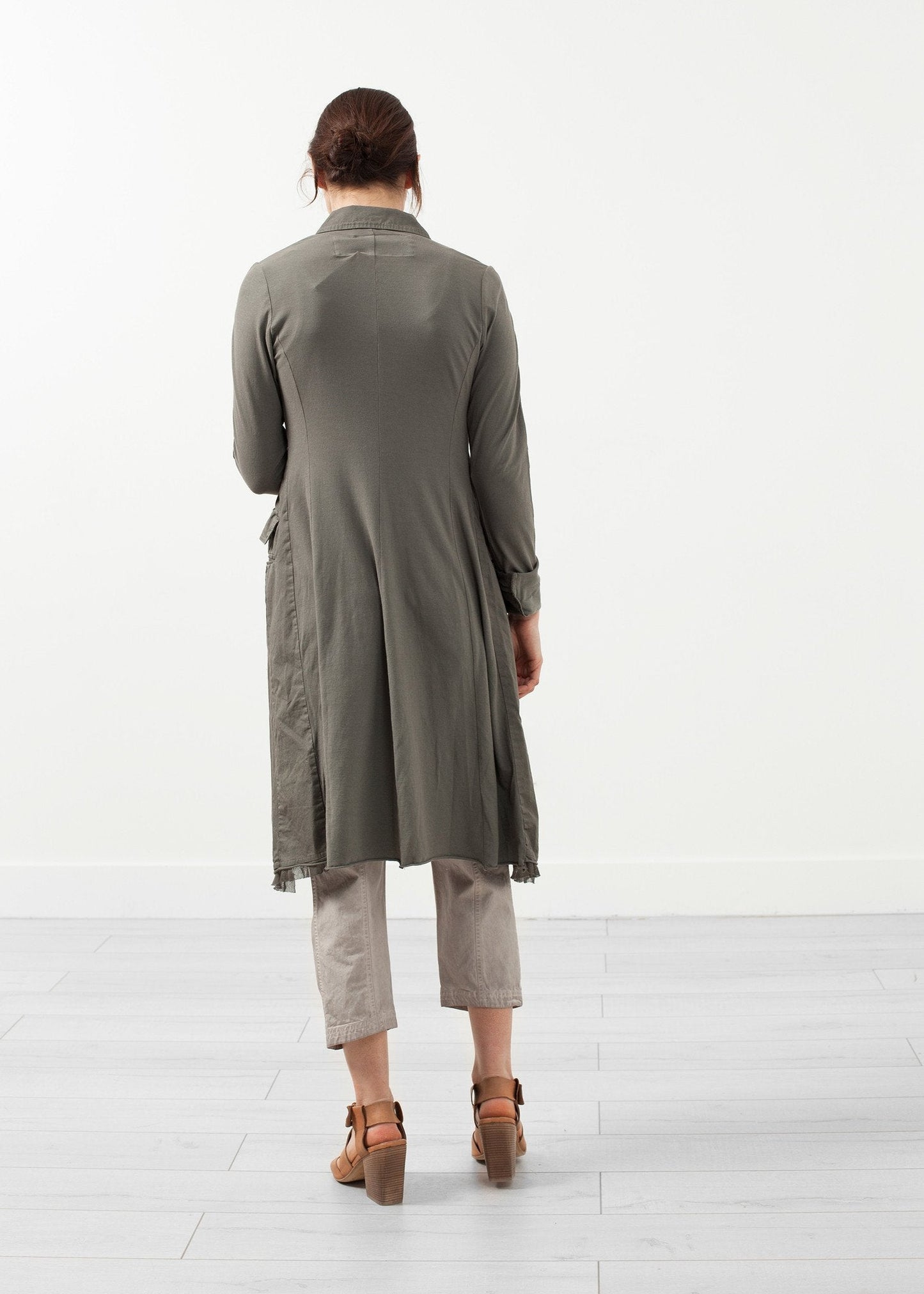 Lange Militärjacke