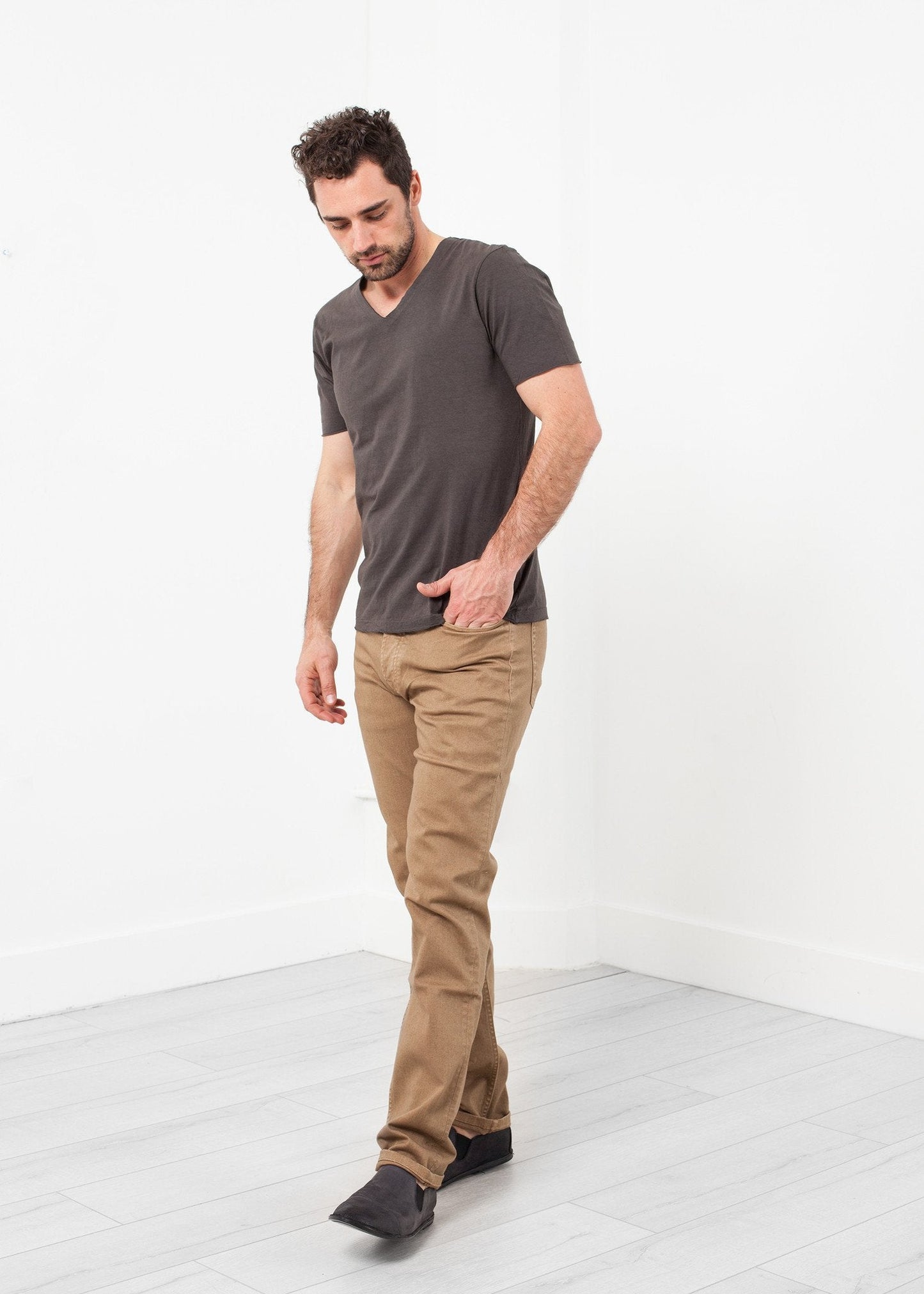 Alex Twill Hose in Sand