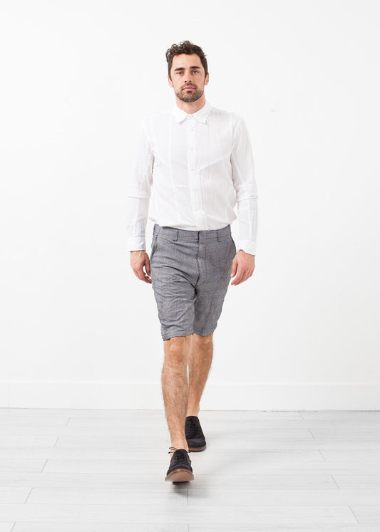 Short à carreaux