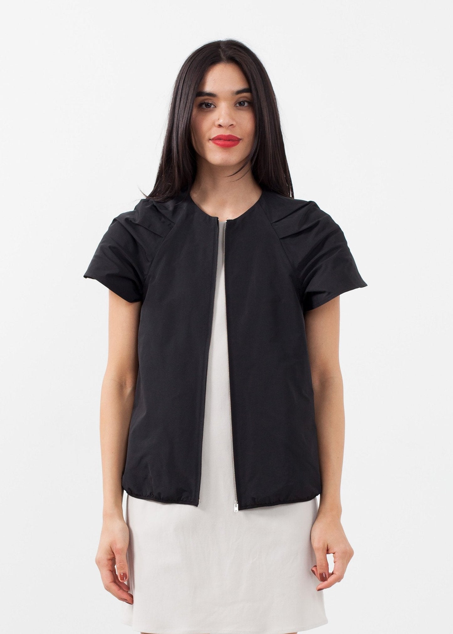 Chaqueta capa sin mangas