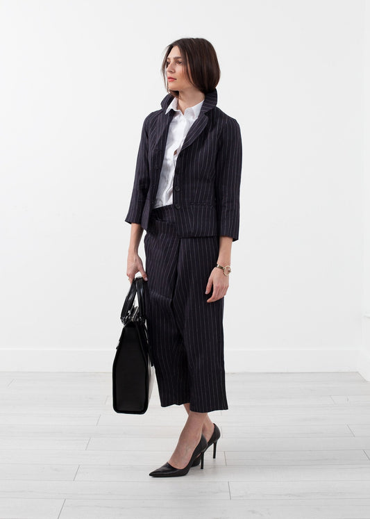Blazer de rayas diplomáticas