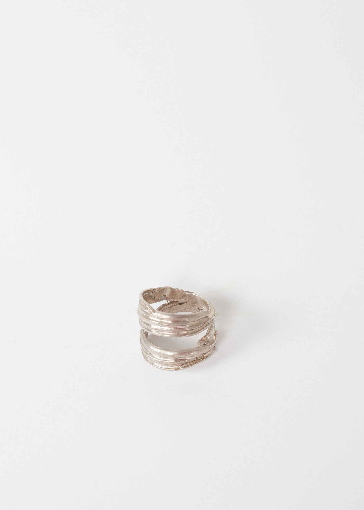 Spiralring aus Silber in Sterling