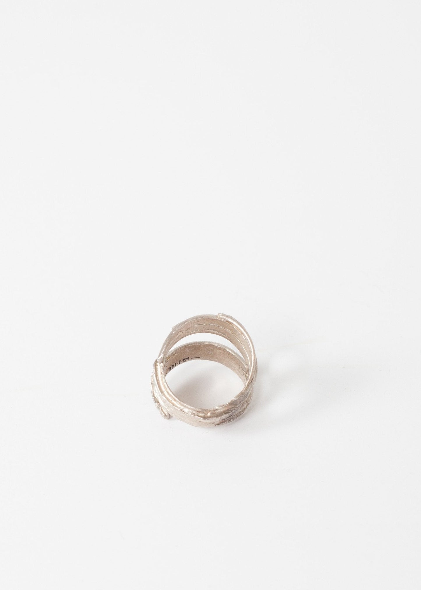 Spiralring aus Silber in Sterling