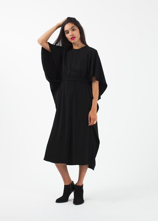 Kleid mit elastischer Taille