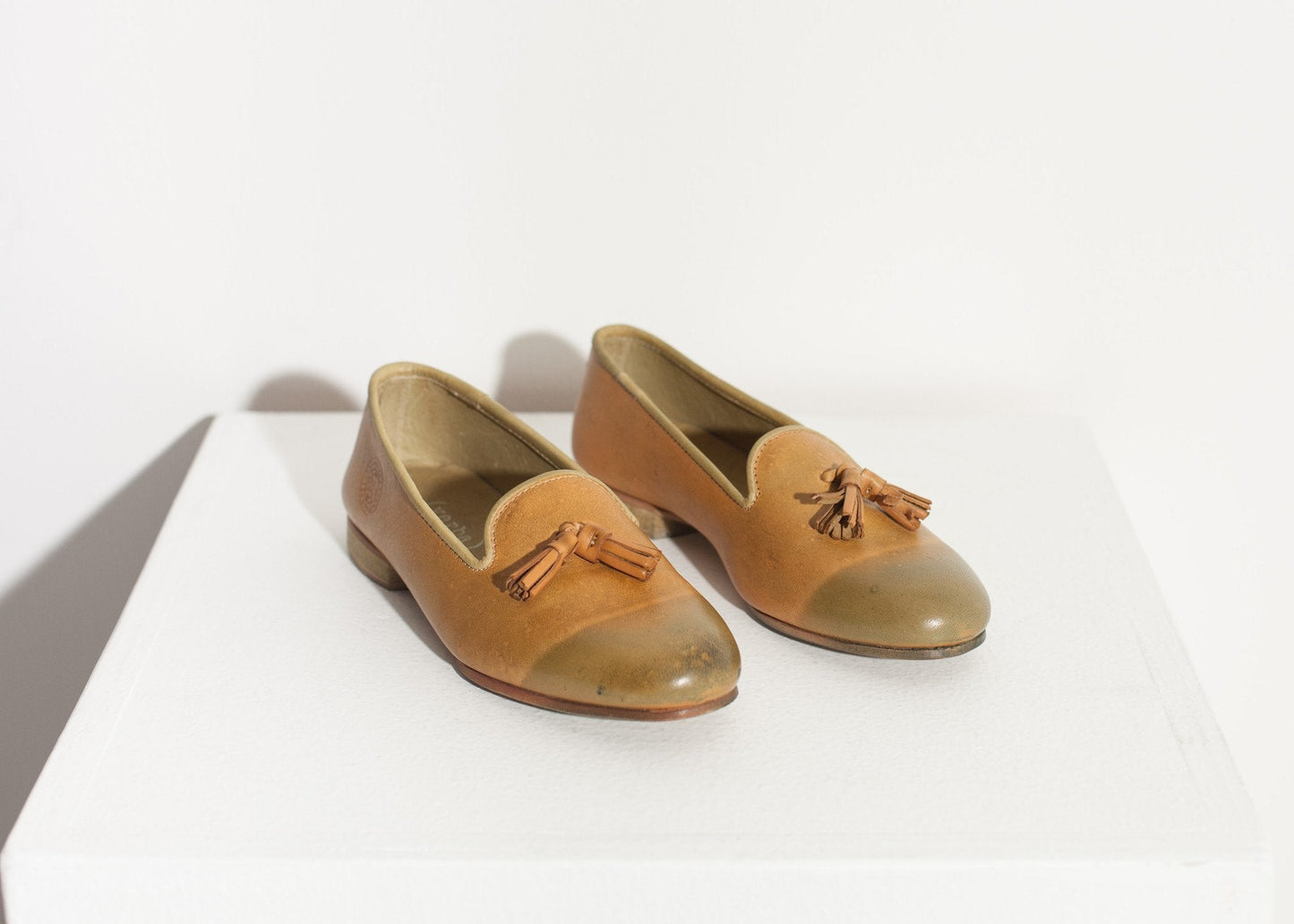 Lederloafer in Limone