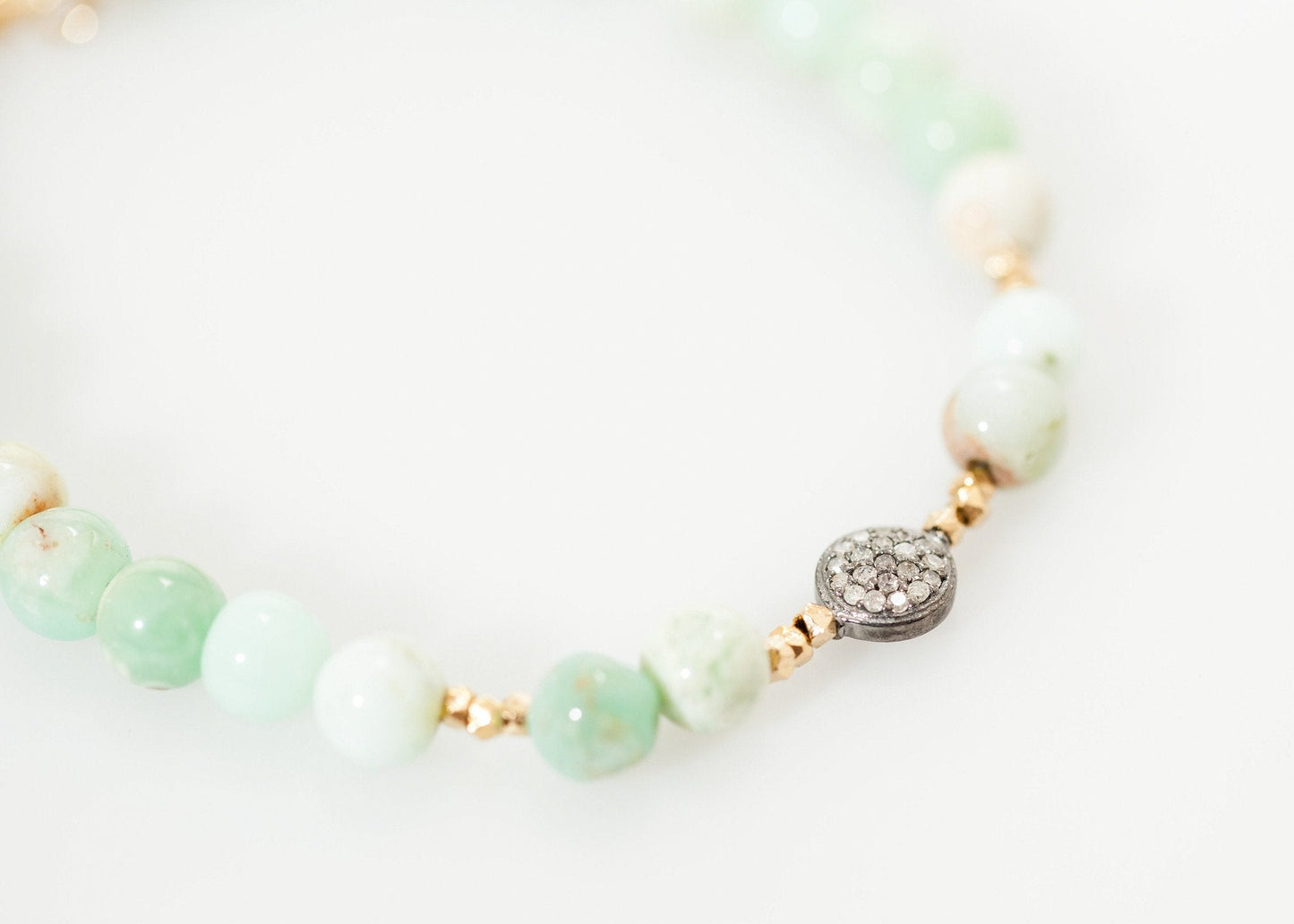 Pulsera Leopold en Crisoprasa Verde