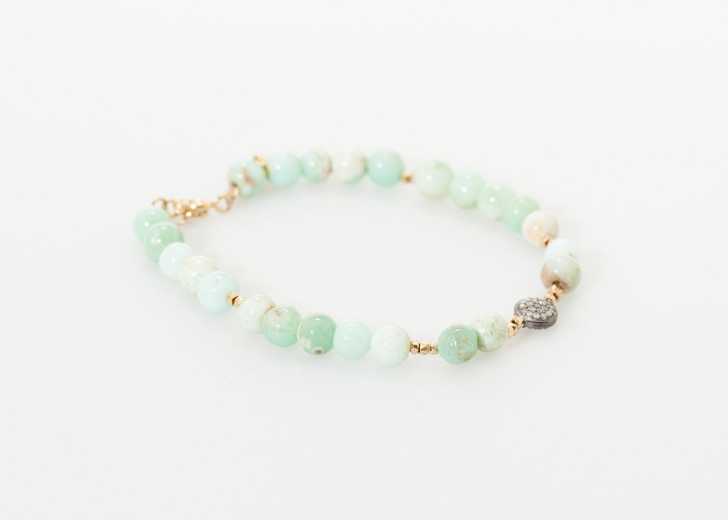Pulsera Leopold en Crisoprasa Verde
