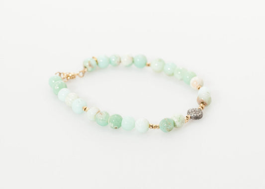 Bracciale Leopoldo in Crisoprasio Verde