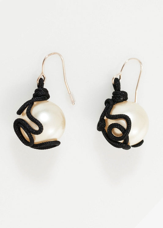 Boucle d'Oreille Float Bead en Perle